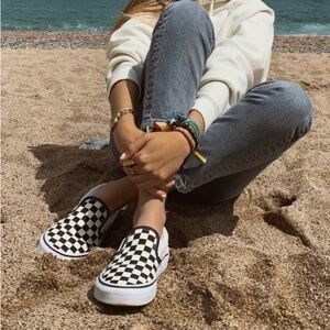 Vans: Checkerboard Slip-Ons🏁